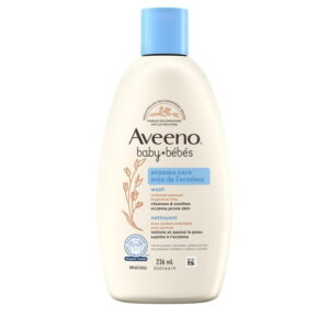Aveeno Baby Eczema Care Body Wash with Natural Oatmeal & ProVitamin B5, Gentle Tear-Free Baby Body Wash for Sensitive & Eczema-Prone Skin, Hypoallergenic, 236 mL