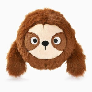 Hugsmart Sloth Dog Ball Plush Toy Hidden spiky ball