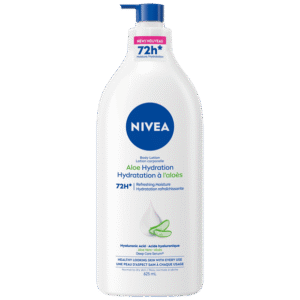 NIVEA Aloe Hydration Body Lotion for Dry Skin with Hyaluronic Acid and Aloe Vera, 625 mL, 625 mL Pump Bottle