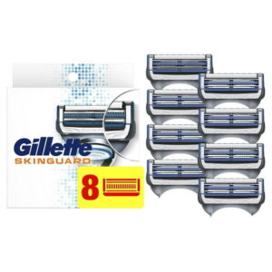 Gillette SkinGuard Men's Razor Blades, 8 Blade Refills
