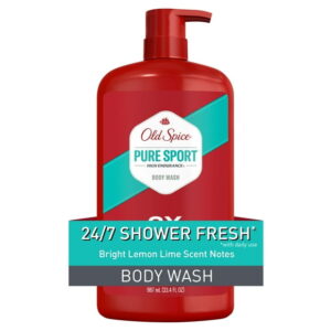 Old Spice High Endurance Body Wash for Men, 24/7 Shower Fresh, Refreshing Lather, Legendary Scent, Pure Sport Plus, 987ML
