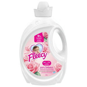 Fleecy Pure Balance Liquid Fabric Conditioner, Rose Water Scent, 3.5 L, 3.5 L - 174 Loads