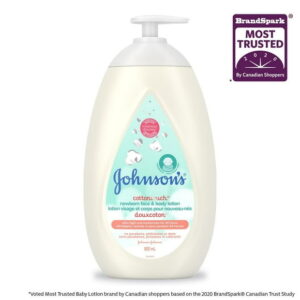 Johnson's Baby Lotion for Newborns, CottonTouch Cream, 800 mL