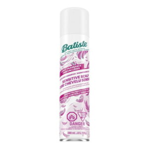 Batiste Dry Shampoo Spray Sensitive Scalp Lightly Scented, Refresh Hair and Absorb Oil, Waterless Shampoo for Added Hair Texture and Volume, Paraben & Sulfate Free, Dermatologically Tested, 200ml, Batiste Sensitive 200ml