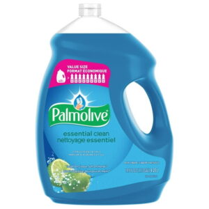 Palmolive Essential Clean Liquid Dish Soap, Citrus Scent + Salt - 4.27 L, Palmolive Essential Clean Liquid Dish Soap