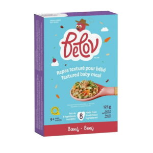 Belov Textured Baby Meal, Beef, Frozen Baby Food for Babies 9+ Months, 100 g, Beef