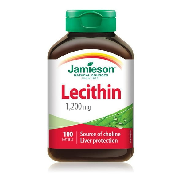 Jamieson Lecithin 1,200 mg Softgels, 100 softgels