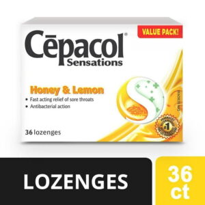 Cepacol® Sensations Honey and Lemon, Sore Throat Lozenges, 36 count