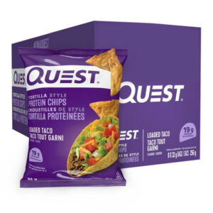 Quest Loaded Taco Toritilla Style Protein Chips, Quest Loaded Taco