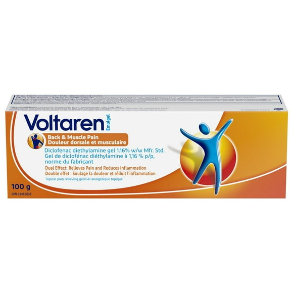 Voltaren Emulgel Back & Muscle Pain, 100g, Voltaren Emugel, 100g