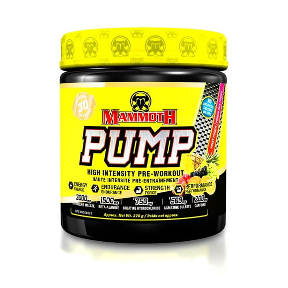 Mammoth Pump, Fruit Punch 30 serve, 30 Serve<br>270g