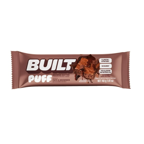 Built Puffs Brownie Batter, 40g Bar