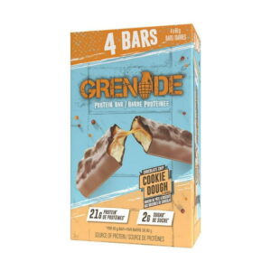 Grenade Protein Bar Cookie Dough, 4 x 60g Bars
