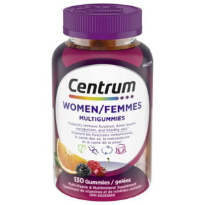 Centrum MultiGummies Women's Multivitamin Supplement Gummies, 130 Count, 130 Gummies