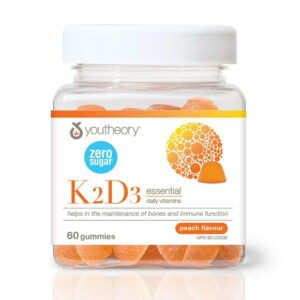 Youtheory K2D3 Zero Sugar Gummies