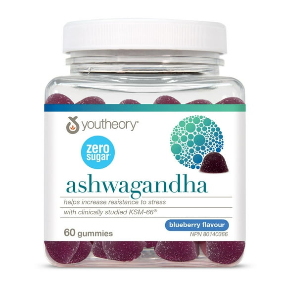 Youtheory Ashwagandha Zero Sugar Gummy