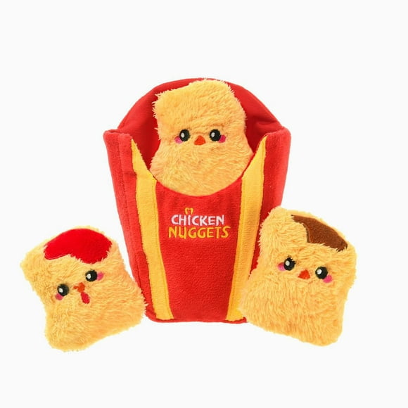 Hugsmart Chicken Nuggets Dog Interactive Toy
