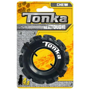 Tonka Seismic Tread Tire Dog Toy, 3.5 in