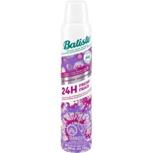 Batiste Touch Activated 24 H Fresh Dry Shampoo, Absorbs Oil in Hair Between Washes, and Releases Bursts of Fragrance that Provides Up to 24 Hours of Freshness with Every Touch, 200ml​, BATISTE DRY SHAMPOO 24H FRESH+
