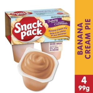 Snack Pack® Banana Cream Pie Pudding Cups, 4 Cups, 396 g