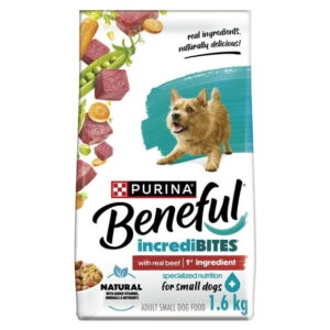 Beneful IncrediBites for Small Dogs with Real Beef, Dry Dog Food, 1.6-7 kg