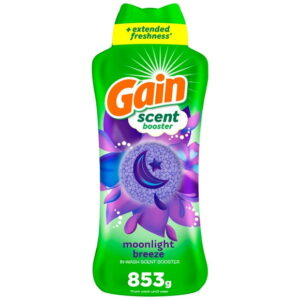 Gain In-Wash Laundry Scent Booster, Moonlight Breeze Scent, Fresh Extender + Odour Protection, 853 g