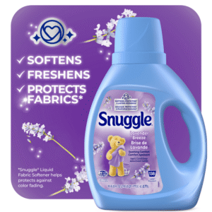 Snuggle Lavender Breeze Soothing Comfort Liquid Fabric Conditioner, 2.77 Litres, 138 Wash Loads, Liquid Fabric Softener