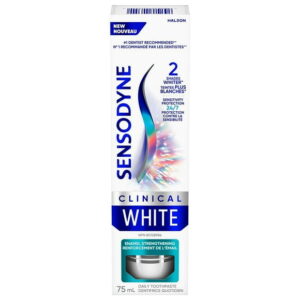 Sensodyne Clinical White, Enamel Strengthening Toothpaste, Toothpaste, 75mL