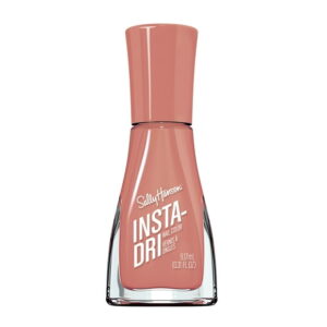 Sally Hansen Insta-Dri® Nail Polish, 3-in-1 formula with built-in base and top coat. 1 Stroke, 1 Coat . Done. Dries in 60 seconds, Quick-dry nail polish