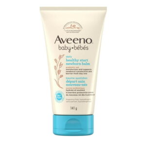 Aveeno Baby Daily Healthy Start Newborn Balm, Paraben Free Moisturizer, Prebiotic Oat, Fragrance Free, 141 g