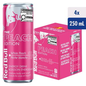 Red Bull White Peach 4x250ML, Red Bull White Peach 4x250ML