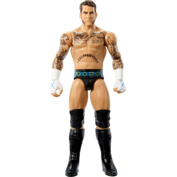 WWE CM Punk Action Figure, 6-inch Collectible Superstar with Articulation & Life-Like Look