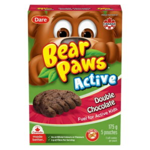 Bear Paws Active Double Chocolate 175g, Bear Paws Active Double Chocolate 175g