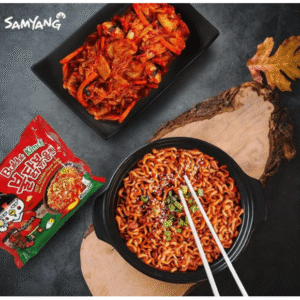 Samyang – Spicy Chicken Buldak Noodle (Kimchi) 135g x 5, Pack of 5 (135g each), Spicy Kimchi