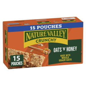 Nature Valley Crunchy Granola Bars, Oats 'n Honey, 46 g, 15 ct, 30 bars, 690 g