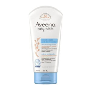 Aveeno Baby Eczema Care Moisturizing Cream with Colloidal Oatmeal, Dry Skin Lotion, Unscented and Paraben Free Moisturizer, 166 mL