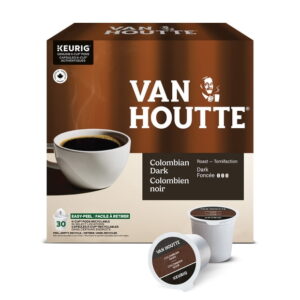 Van Houtte Colombian Dark, Dark Roast, K-Cup Coffee Pods, 30 Count, 30 Count