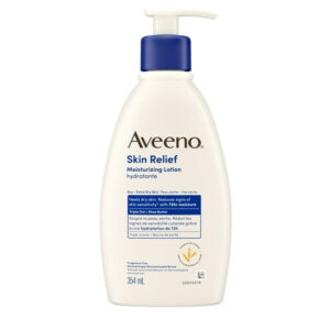 Aveeno Skin Relief Moisturizing Lotion, Shea Butter, Oat, Dimethicone, Dry Skin Body Moisturizer, Fragrance Free, 354 mL