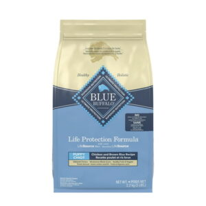 Blue Buffalo Life Protection Formula Puppy Dry Dog Food, Chicken & Brown Rice, 2.2kg