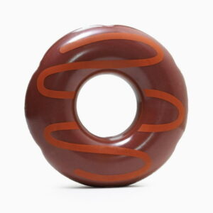 Hugsmart Chocolate Donut Dog TPR Rubber Toy