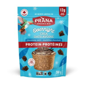 Prana Org Protein Overnight Chia- Chocolatey Swirl 260g, Protein Overnight Chia- Chocolatey Swirl 260g