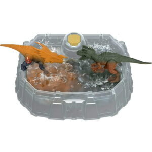Jurassic World Dino Reveal 2 Dinosaur Toys in Battle Arena, Warm Water Changes Decoration - Walmart Exclusive