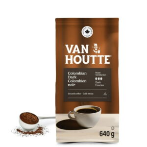 Van Houtte Colombian Medium, Medium Roast, Ground Coffee, 640g
