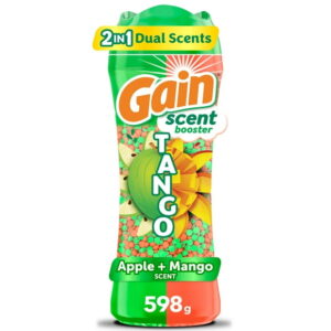 Gain Tango 2-in-1 Laundry Scent Booster Beads, Apple and Mango Scent, Laundry Beads with Dual Scents Plus All Day Freshness, 598 g