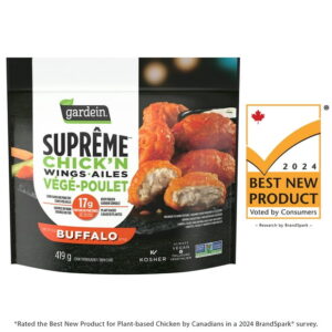 Gardein® Suprême™ Chick'n Buffalo Wings 419 g, PINNACLE FOODS GR SUP CKN WNG BFL
