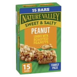 Nature Valley Sweet & Salty Granola Bars Peanut 15ct, 525.000g