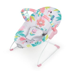 Bright Starts Flamingo Vibes Vibrating Bouncer, 0-6 months