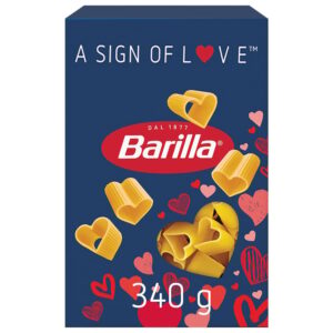 Barilla LIMITED EDITION Heart-Shaped Love Pasta 340g, LIMITED EDITION - Barilla Heart-Shaped Pasta A Sign Of Love