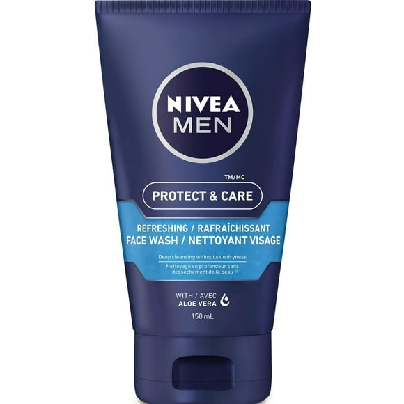 NIVEA MEN Protect & Care Refreshing Face Wash, 150 mL