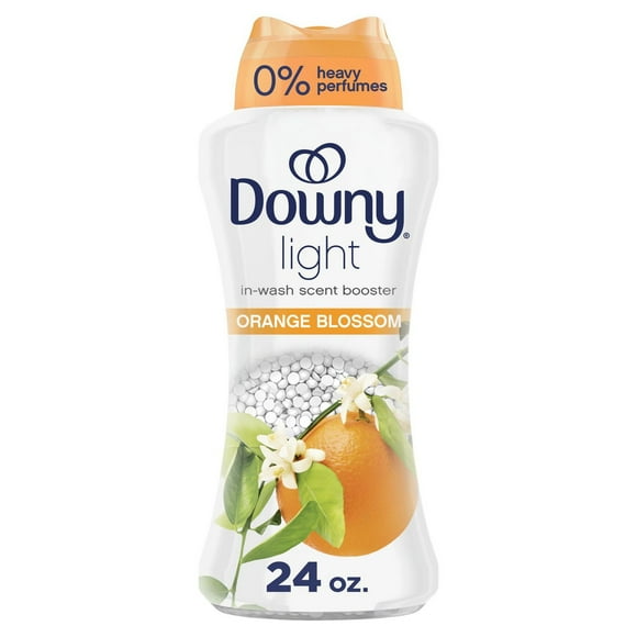 Downy Light Laundry Scent Booster Beads, Orange Blossom Scent, In-wash fabric beads designed to be gentle with a light boost of scent, No Heavy Perfumes, 680 g